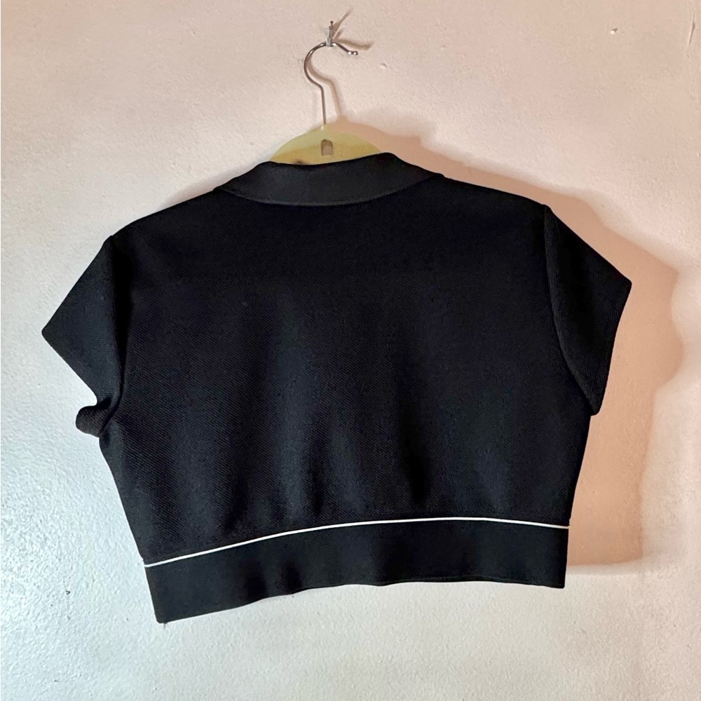 Alexander Wang crop top. Large. Black. - Picture 3 of 7